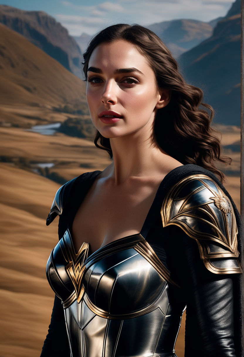 Prompt: Experience the unique beauty of Gal Gadot in a Rubens style portrait, set against a stunning landscape backdrop. The isometric perspective adds a modern twist to this classic masterpiece. unreal engine, HDR, UHD, 64K, Highly detailed, Studio lighting, Professional, Vivid Colors, Bokeh, High resolution scan, professional photographer, rendered in High Resolution 4K with Octane Render and Cinematic Lighting